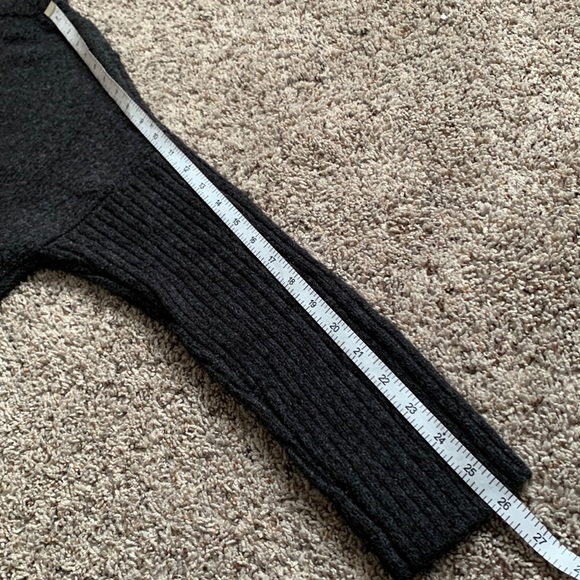 Line Mock Neck Wool Knit Sweater Pullover - Picture 11 of 12